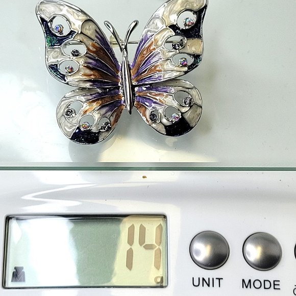 Colorful Butterfly Brooch Pin - Picture 7 of 9